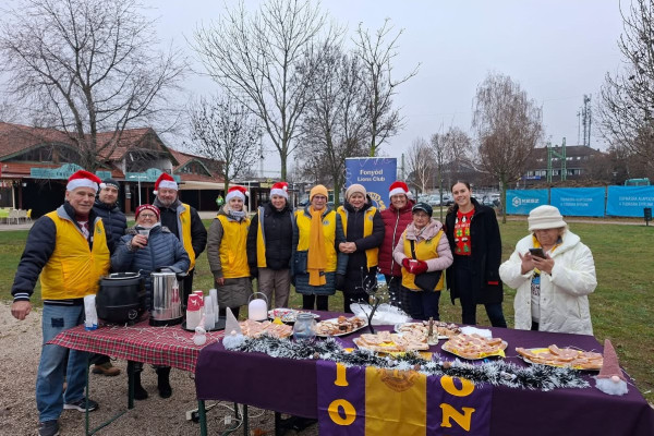Szeretetvendégségbe hívta a fonyódiakat a Lions Club